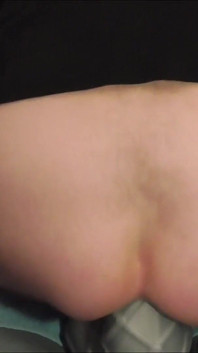Fucking a Big Gray Dildo 1 - Male Anal Pleasure