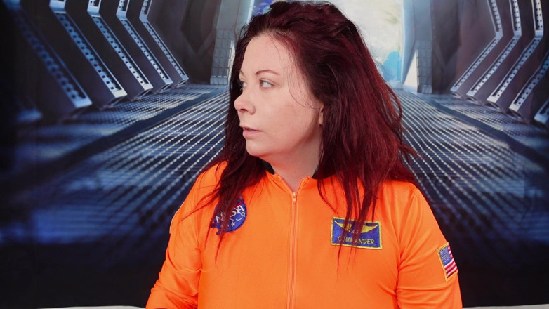 Deanna deadly: POV Alien Takes Over Astronaut's Body and Caresses and Plays...