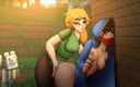 LoveSkySan69: Minecraft Hentai Horny Craft - Part 26 - Lesbian Fun!! by Loveskysan69