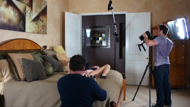 Aziani: Behind the scenes with busty blonde Madison