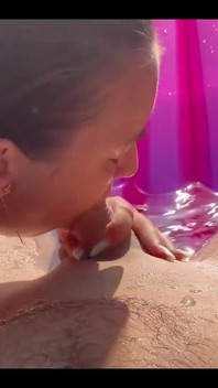 Blowjob in the Pool and Then We Went Home to Continue