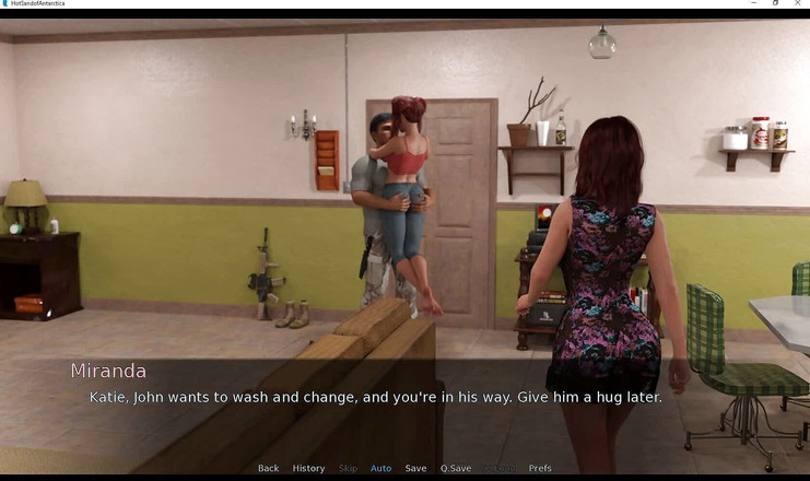 Erotic Krisso: 남극의 핫한 모래사장 - 핫한 밀프