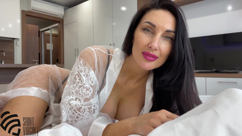 SaintVirginPro: Hot Stepmom Dirty Talk and Sensual Blowjob and Handjob