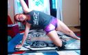 Aurora Willows large labia: Easy yoga beginner stretching