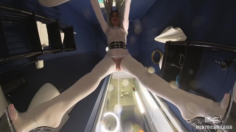 Mistress Legs: You Became a Toilet for Mistress in White Stockings and...