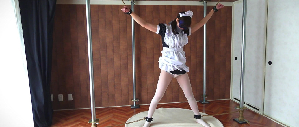 ushirosugatanomiki: A Restrained Maid Writhing in Pleasure From a Remote-controlled Vibrator