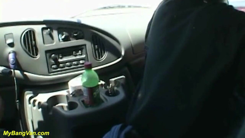 My Bang Van: Skinny MILF picked up from street for a bangvan ride