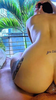 POV Deep Anal Outdoors with My Friend's Dick