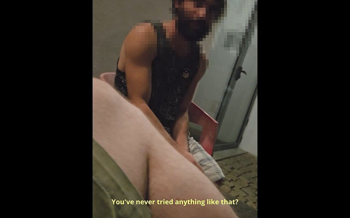AntoGoesHunting: Random Straight Hairy Portuguese Guy with Big Dick Conviced to...