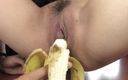 Masturbation Assist: Kinky waitress loves getting penetrated weird insertions