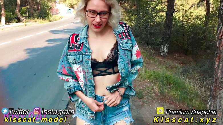 KissCat: Pov làm tình kiểu chó ngoài trời thực sự &amp; thổi...