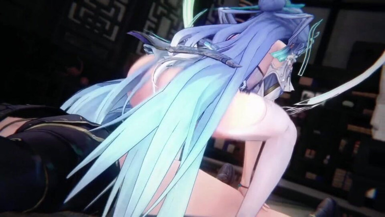 NSFWOtaku: Wurthering Waves - Qingxiao Passionate Sex - 3D Hentai Animations