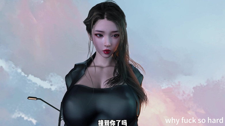 Why fuck so hard: 3Dホットアジアンぽっちゃり系義理の妹がデカチンと浮気古い継父と