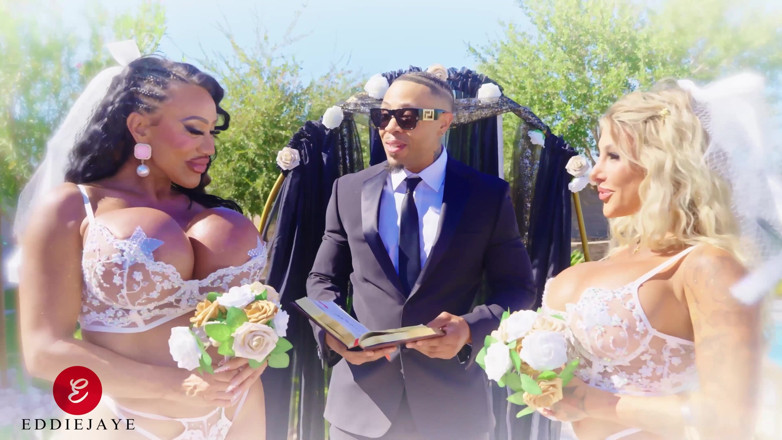 Eddie Jaye: Ava and Kitana's Wedding Threesome