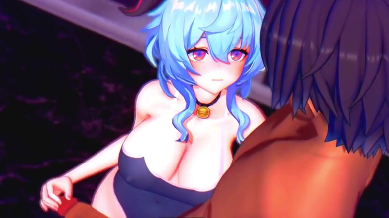 NSFWOtaku: Genshin Impact - Ganyu’s Sloppy Blowjob and Squirting Orgasm - 3D Hentai Animations