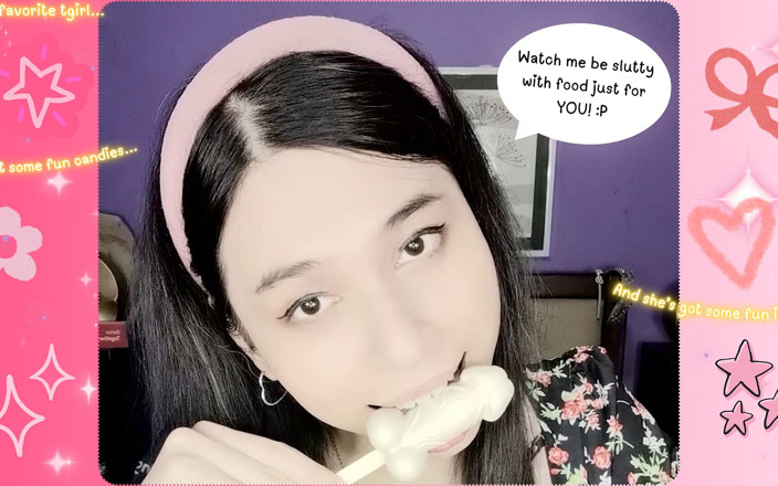 DaniTheCutie: Watch Me Get Slutty with 'phallic Candies'