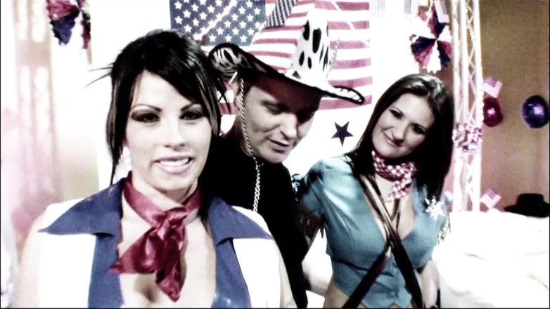 Group Sex Stories: Two sexy cowgirls got slammed by two dicked cowboys