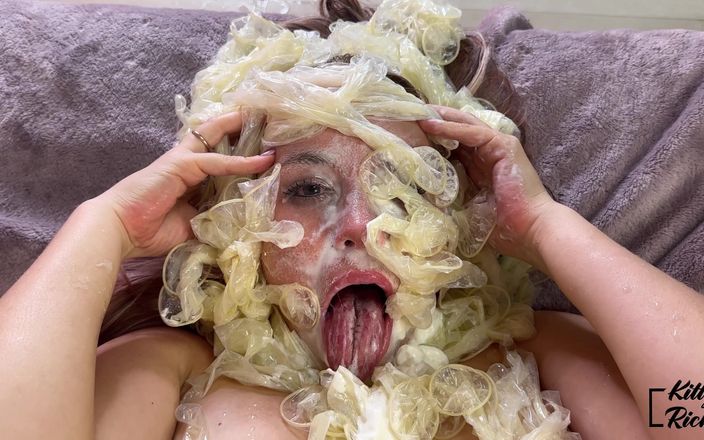Kelsi69: Amante del preservativo scopa culo cremoso