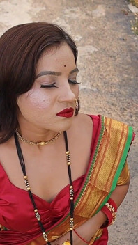 New Bride Look Stripping and Teasing