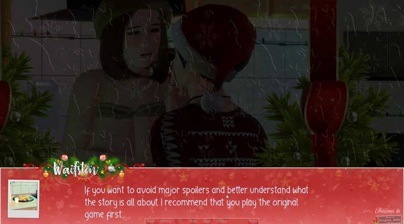 Cumming Gaming: Noël illimité [jeu porno hentai de Noël], épisode 1. Je trompe ma copine...