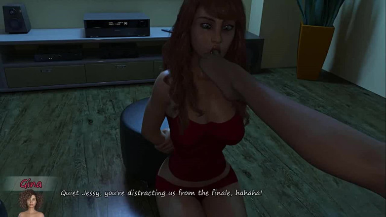 Dirty GamesXxX: Удовольствия большого города: сексуальные девушки смотрят фильм ужасов - эпизод 19
