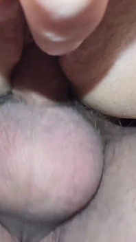 Cum Inside Her Pussy and on Her with Helping Hand