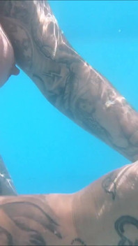 Holiday Threesome in the Pool