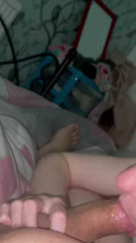 Girlfriend giving me a blowjob