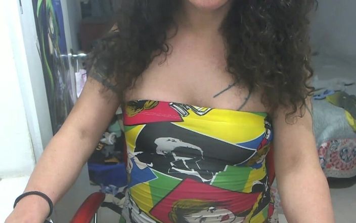 Nikki Montero: Wanted to show off my cute dress from a webcam...