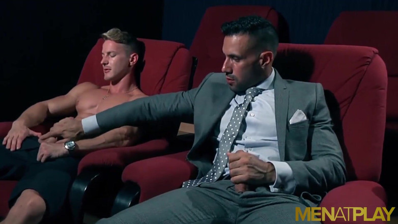 Menat Play: MENATPLAY - Muscular Darius Ferdynand anal fucked in threesome