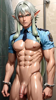 This Sexy Elf Archer in Public Shower Will Drive You Wild