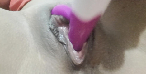 Gold is: Look how I play my delicious pussy with my little...