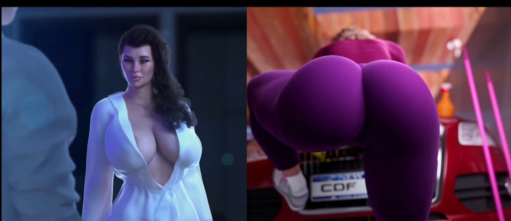 Naughty gameplays: Apocalust #01 - Osamělá MILFka svádí zvrhlého muže, který pracuje se svým...