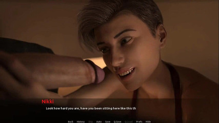 Dirty GamesXxX: THE VISIT:レストランのテーブルの下で危険なフェラチオ ep.56