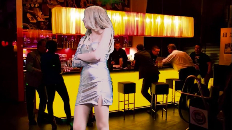 6-movies: Blond goddess meet a 2.4 Feet Guy