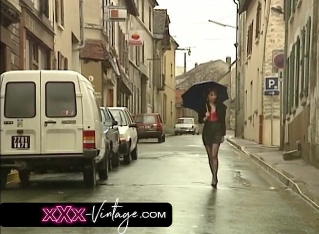 XXX-Vintage: Quicky im auto