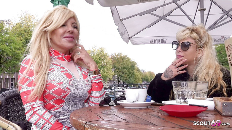 German Scout: ドイツのスカウト - 巨乳成熟したモニカピックアップとストリートキャスティングでファック