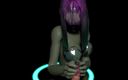 Wraith ward: POV robot girl strip tease