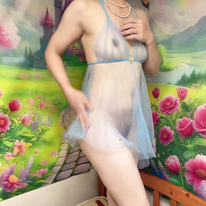sweethanajapanese: Perfect Body Wear Blue Dress Beautiful