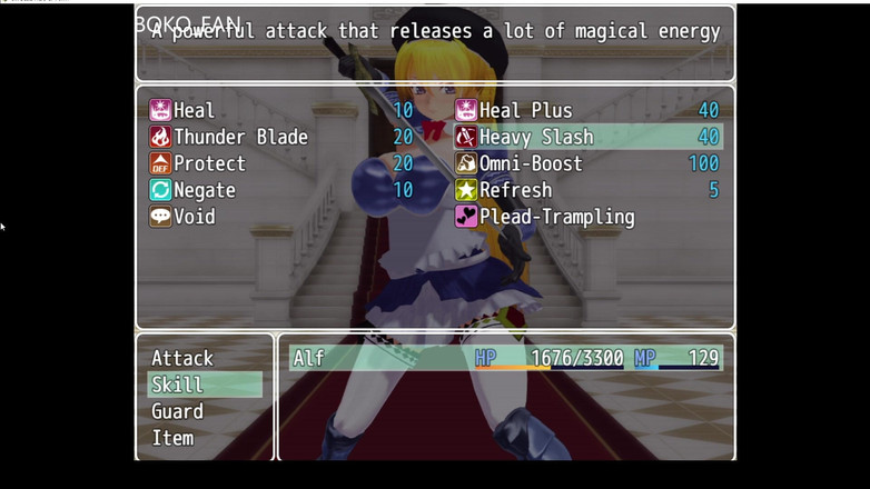 Boko Fan: 1877년 영웅 레티시아를 따먹는 소녀