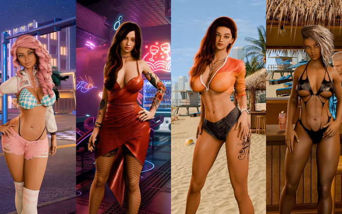 Adult Games by Andrae: Ep20: ontgrendelde alle eindscènes - avontuur met grote tieten (gameplay)