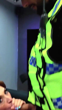 Porn Shoot Audition: Caught by the Police and Fucked