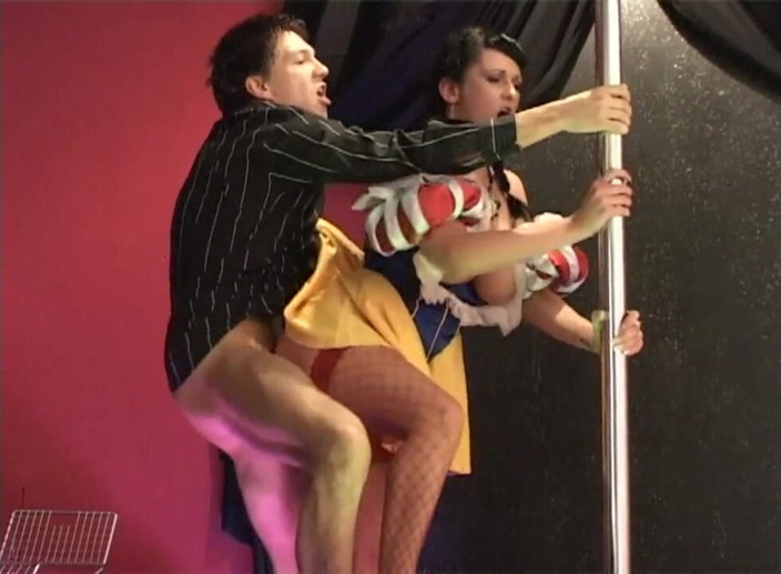 American Idol X: Busty hot bitch takes a massive big cock!