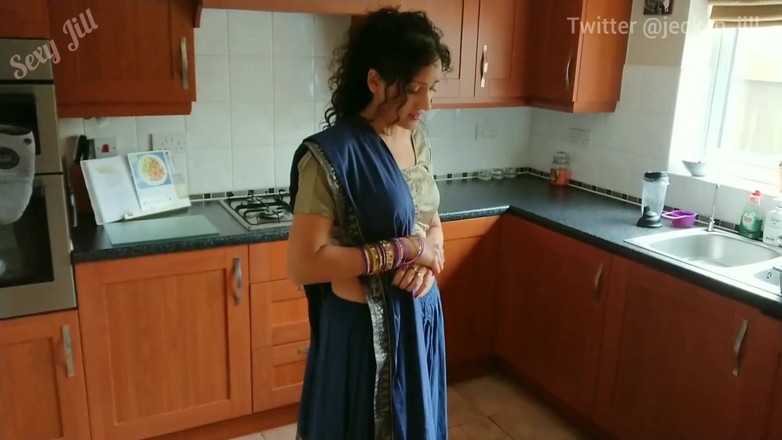 POV_Indian: Indian grandpa fucks step-granddaughter's tight virgin pussy - Hindi sex story...