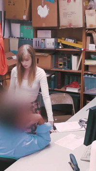 She Stole Panties, but She Won't Be Wearing Anything When the Security Guard Catches Her