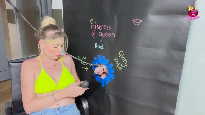 Mistress_BJQueen: Chastity Cage Gloryhole Denial