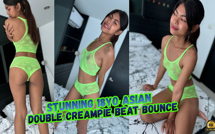 AsianSexVR PMV: Stunning 18yo Asian Double Creampie Pmv