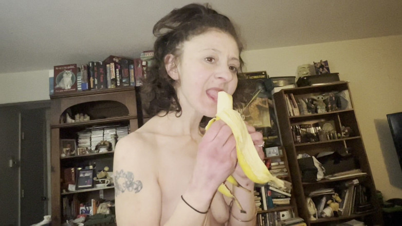 J13D75: Eat a Banana, Then Eat a Cock