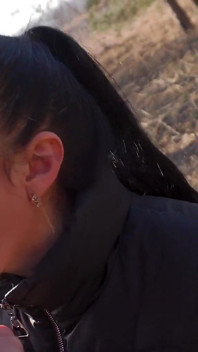 Girlfriend Took Me to the Forest Where She Sucked Me and I Fucked Her