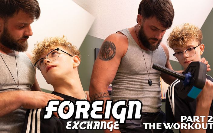 Cum Here Boy: Foreign Exchange - parte 2 - Heath ensina dicas de treino de Noah,...